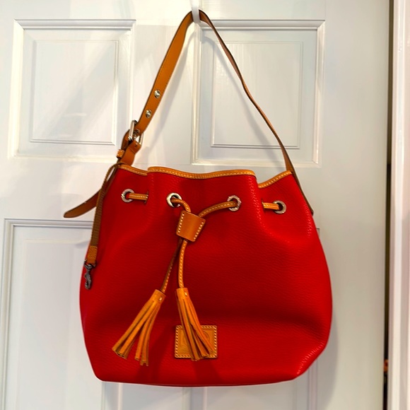 Dooney & Burke Red Purse - Picture 1 of 4